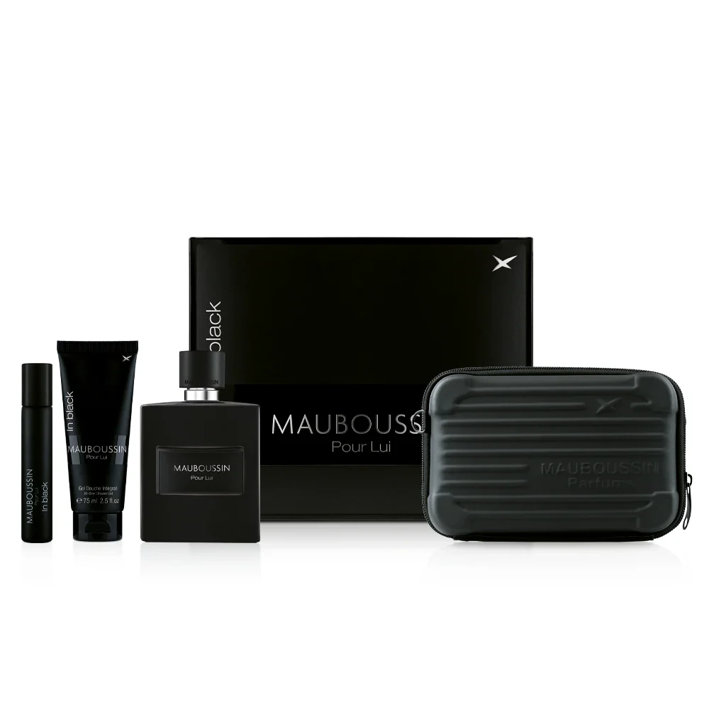 Mauboussin pour Lui in Black coffret 100ml edp + gel douche + sac + vaporisateur