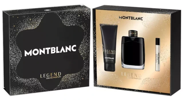 Mont Blanc Légend coffret 100ml edp + vaporisat. 7.5ml + gel douche 100ml