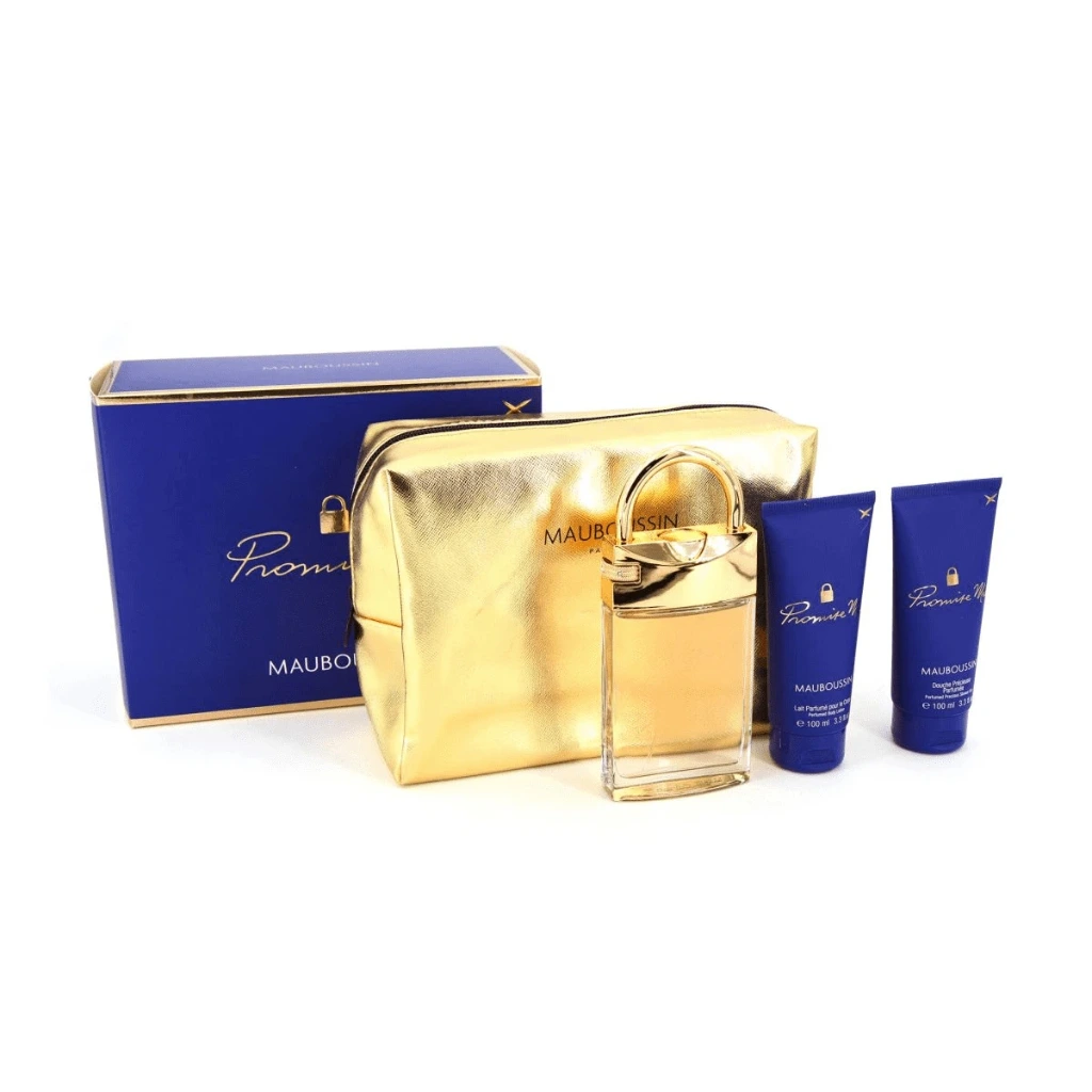 Mauboussin Promise Me + gel douche + lait + trousse