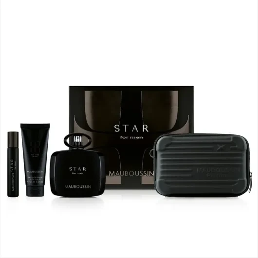 Mauboussin Star + vaporisat. + gel douche + sac