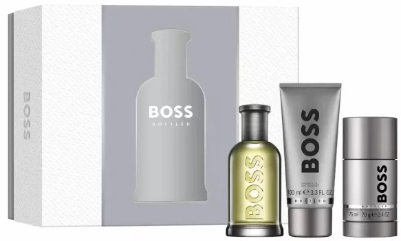 Hugo Boss Bottled coffret 100ml edt + 100ml gel douche + 75ml stick
