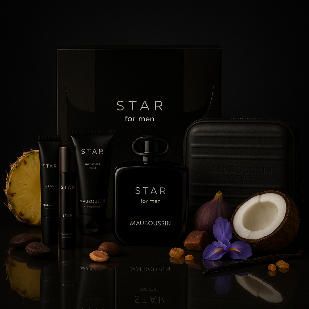Mauboussin Star coffret 90ml edp + vaporisat. 20ml + gel douche 75ml + sac